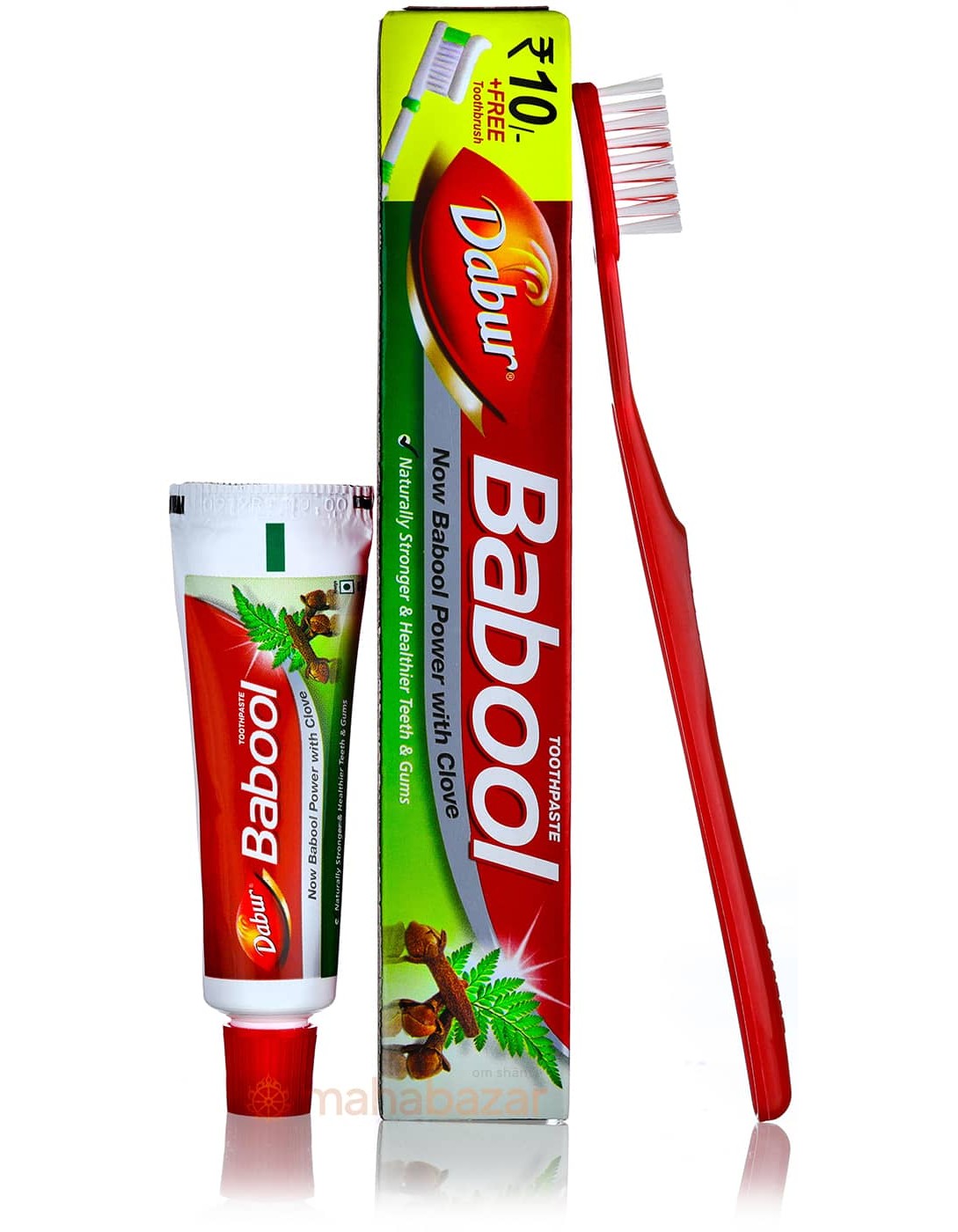 Зубная паста Новый Бабул, Дабур (Toothpaste New Babool, Dabur) 80 гр + з/щетка купить в