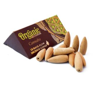 Благовония конусы для Backflow, Organic Goodness, Канабис, 27 грамм