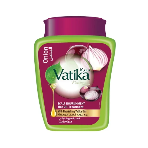 Крем-маска Vatika Hot Oil Treatment для пошкодженого і посіченого волосся, 500 мл - 1