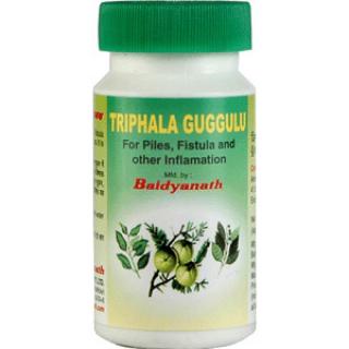 Трифала Гуггул, Бадьянатх (Triphala Guggul, Baidyanath) 80 таб (до 09/25)