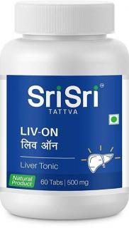 Лів-Он Плюс, Шрі Шрі Аюрведа (Liv-On, Sri Sri Ayurveda) 60 таб