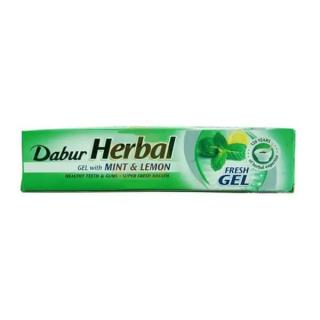 Зубна паста-гель М'ята і Лимон, Дабур (Тoothpaste Mint &amp; lemon, Dabur) 80 гр  