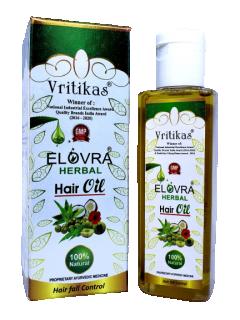 Масло для волос Эловра Вритикас (Elovra Herbal Hair Oil Vritikas) 100 мл