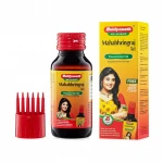 Масло для волос Махабрингарадж, Байдьянатх (Mahabhringraj Hair Oil, Baidyanath) 50 мл