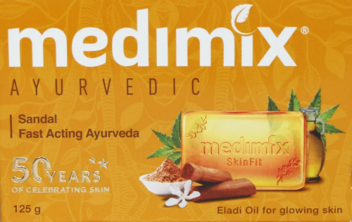 Мило Медімікс Сандал і олія Еладі, гліцеринове (Soap Medimix Sandal, Cholayil) 100 гр - 1