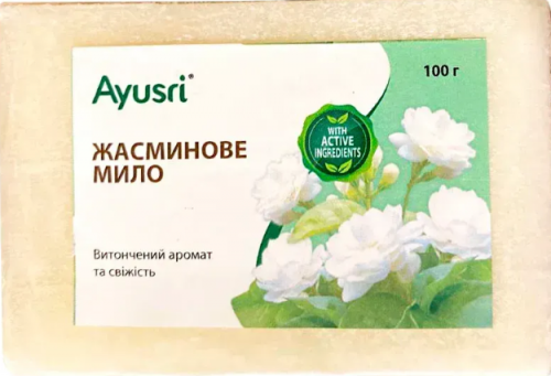 Мило гліцеринове Жасмін (Ayusri), 100 гр. - 1
