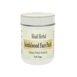 Маска для обличчя Сандал Кхаді (суха) (Sandalwood face pack, Khadi), 50 гр