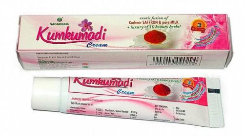 Кумкумаді крем з шафраном, Нагарджуна (Kumkumadi Cream,Nagarjuna) 20 грм - 1 Кумкумаді крем з шафраном, Нагарджуна (Kumkumadi Cream,Nagarjuna) 20 грм - 1