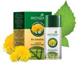 Био Одуванчик, Биотик (Bio Dandelion AGELESS LIGHTENING SERUM, Biotique), 35 мл 