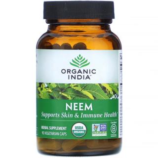 Ним, Органик Индия (Neem, Organic India) 60 кап