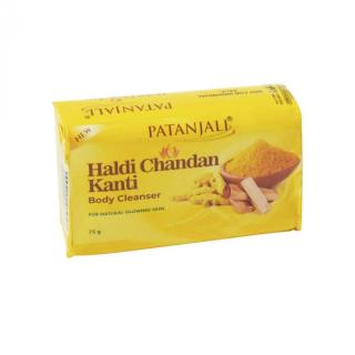 Мыло Канти Куркума-Сандал Патанжали (Kanti Haldi-Chandan, Patanjali), 75 гр