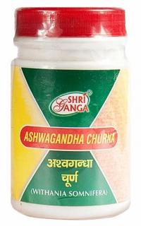 Ашвагандха Чурна, Шри Ганга (Ashvagandga Churna, Sri Ganga) 100 грамм 